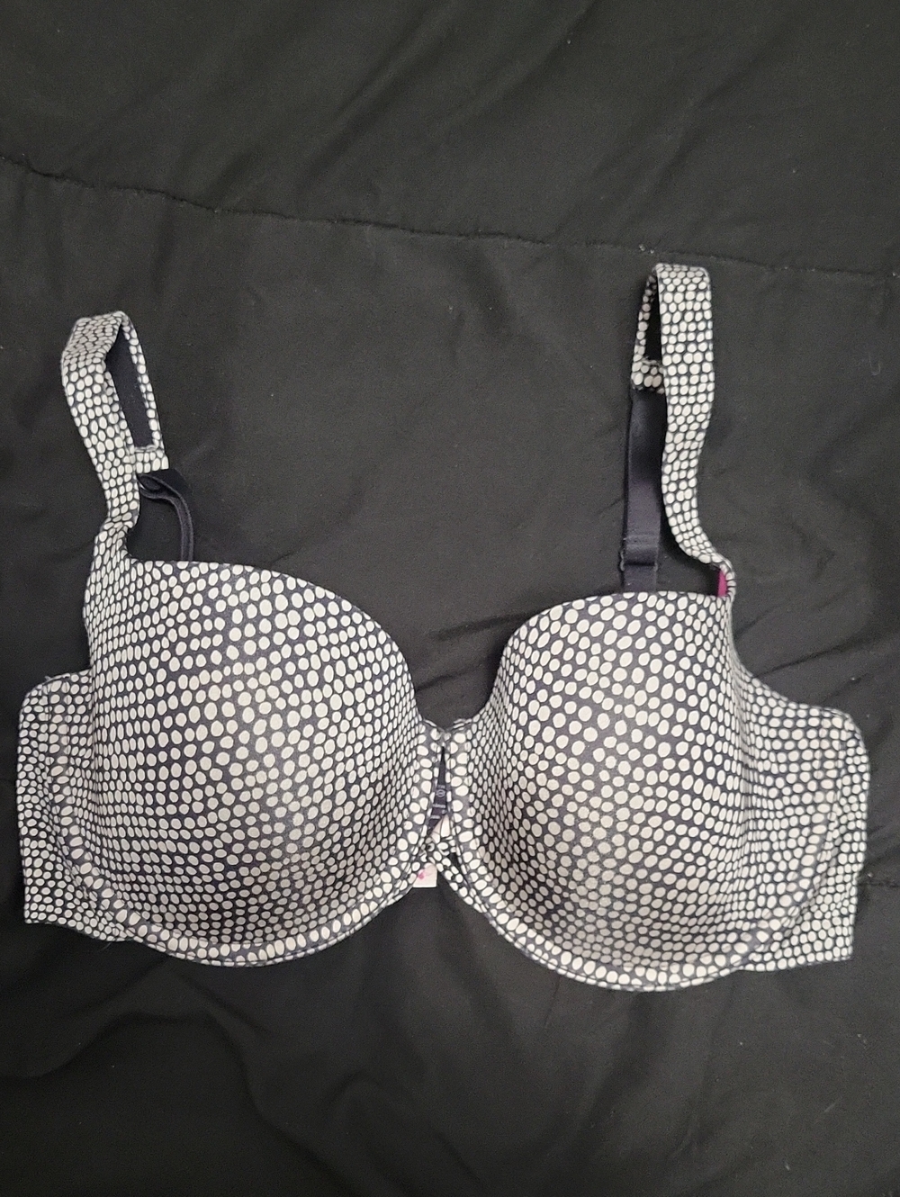 5/$20**La Senza 34D Black And Pastels Bra With Pink Interior